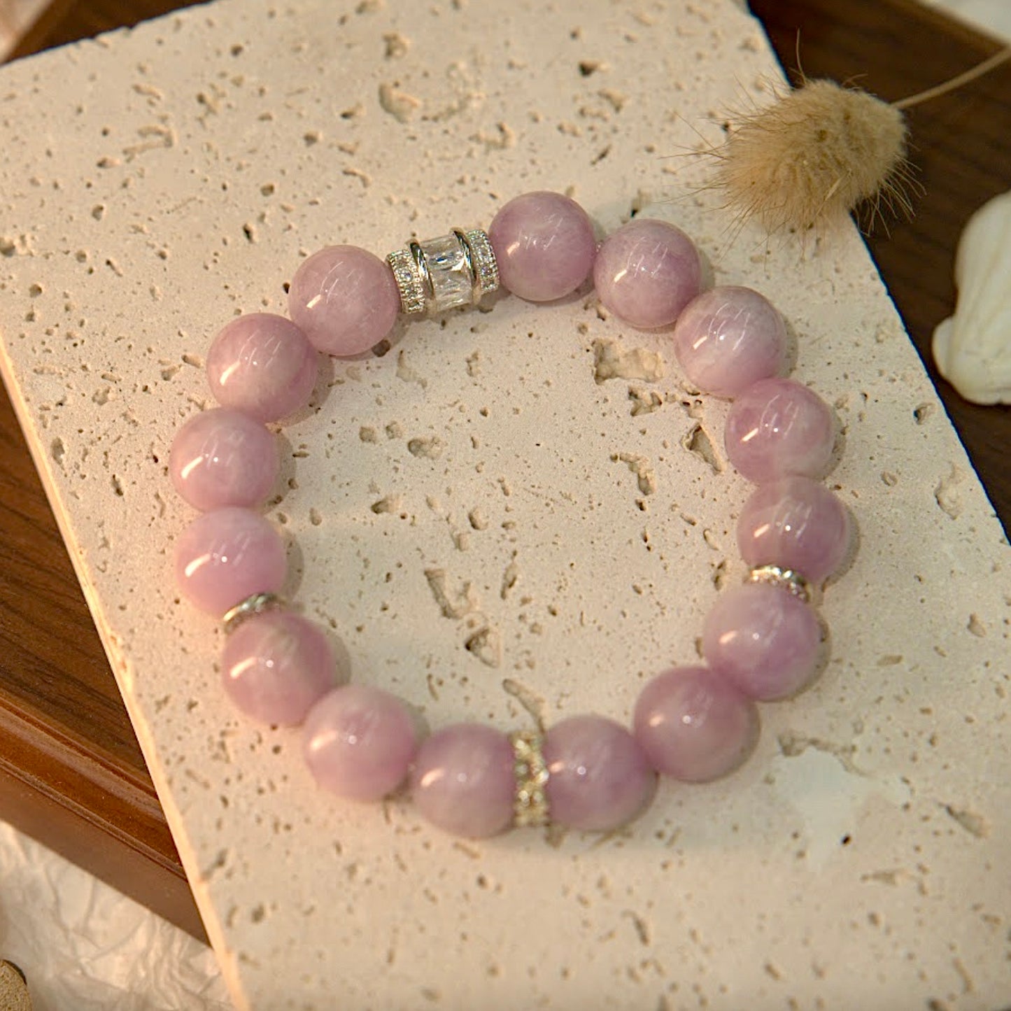 Kunzite Bracelet - Luminous Heart