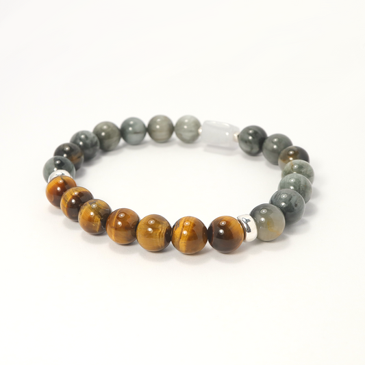 Sphinx's Gaze Armor - Hawk's Eye & Tiger's Eye Guardian Bracelet