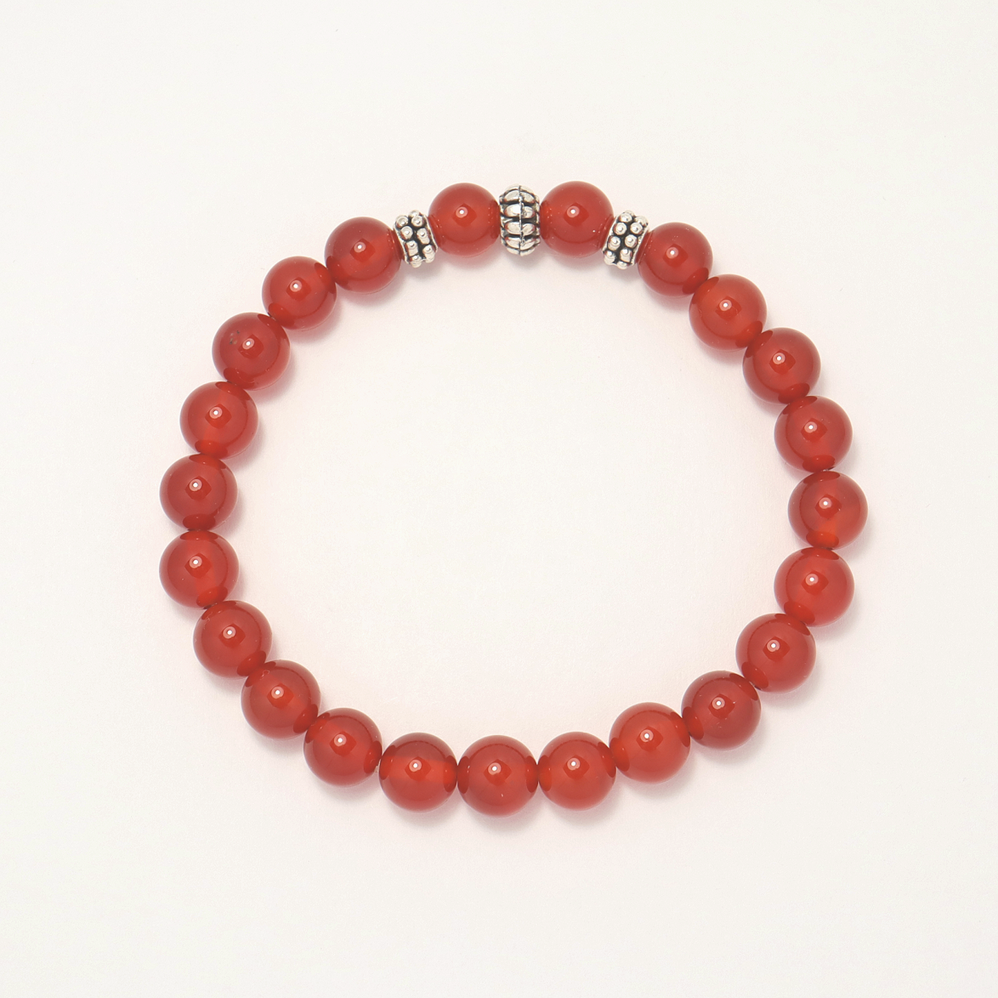 Flame Heart - Carnelian Bracelet