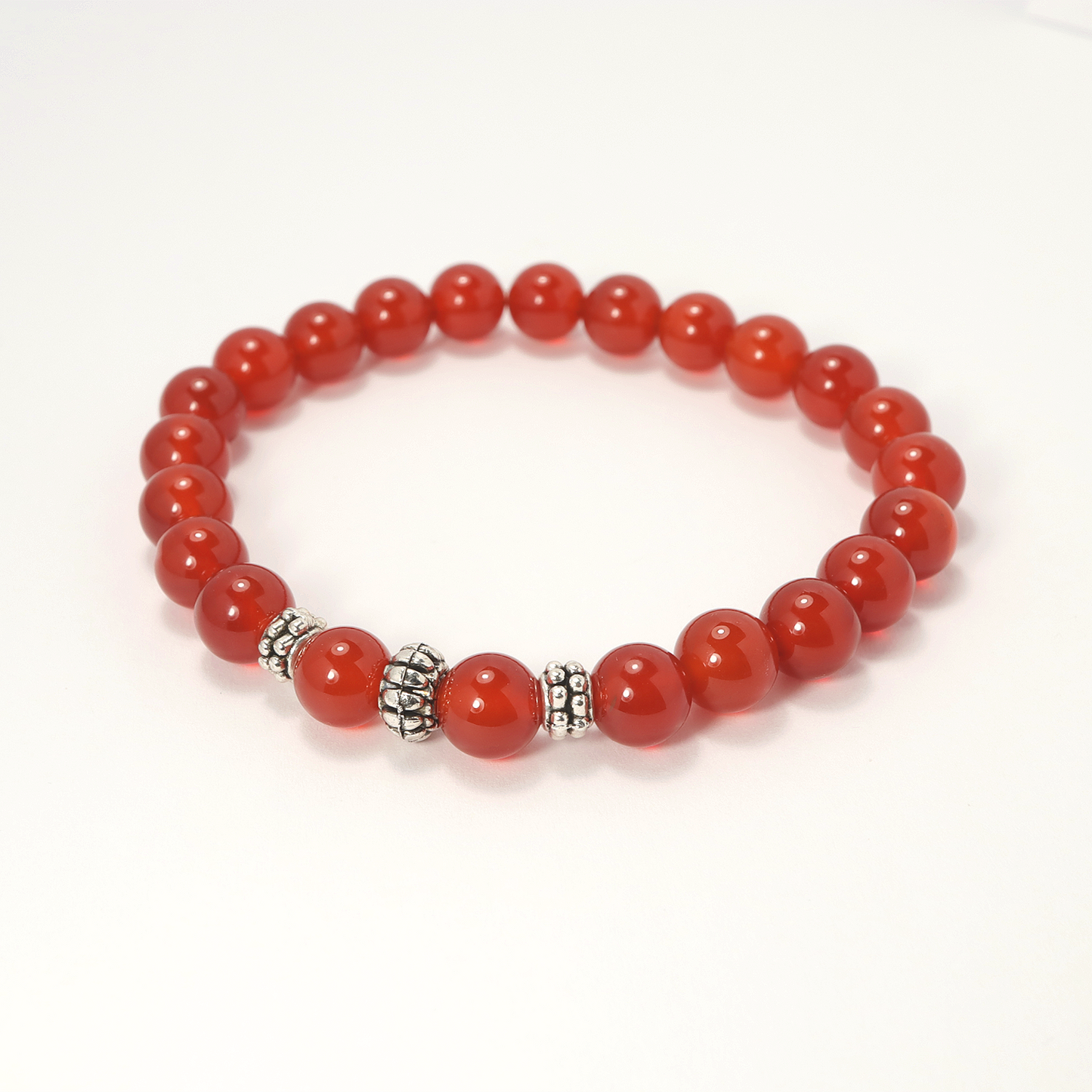 Flame Heart - Carnelian Bracelet
