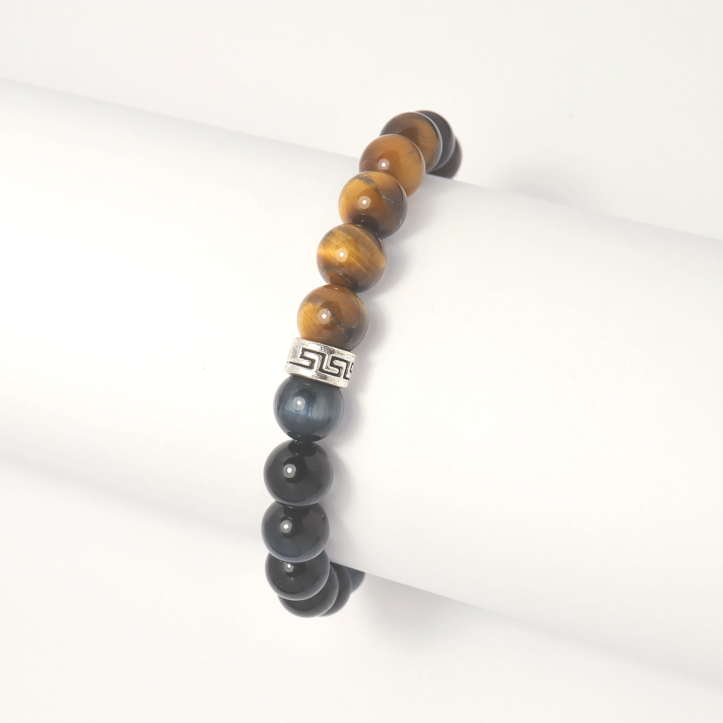 Twin Guardians – Yellow & Blue Tiger’s Eye Bracelets