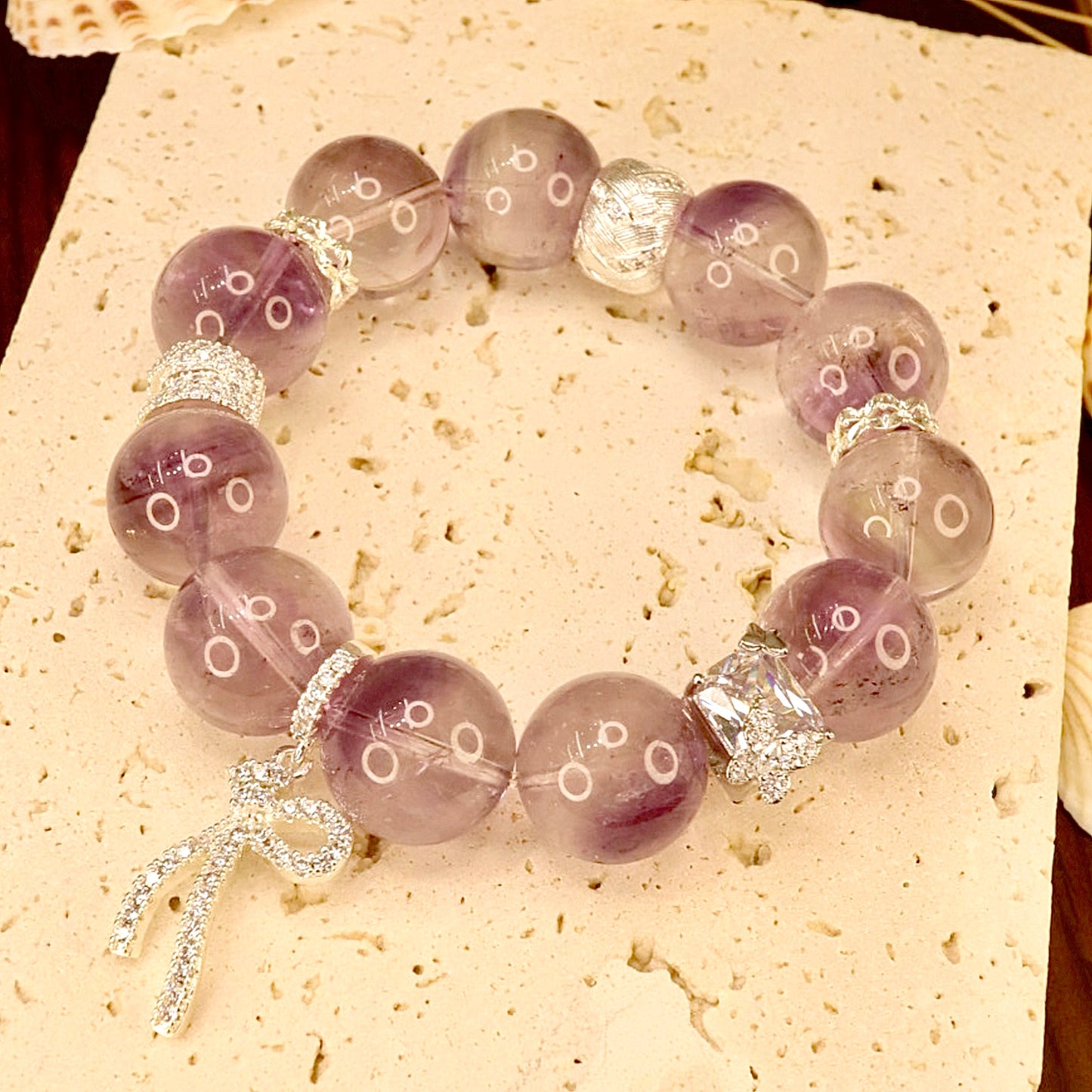 Amethyst Bracelet - Druzy Clarity