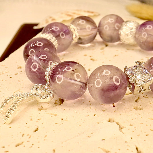 Amethyst Bracelet - Druzy Clarity