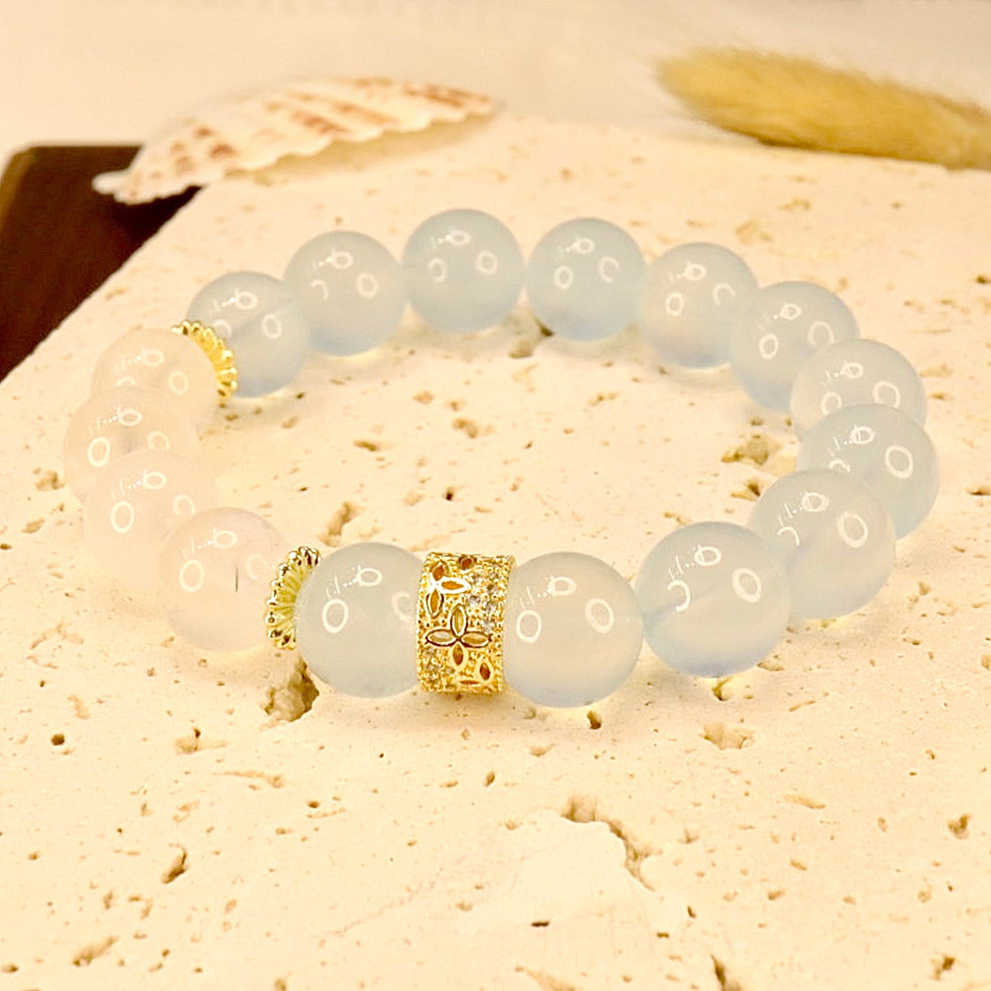 Aquamarine & Blue Moonstone - Ocean Serenity