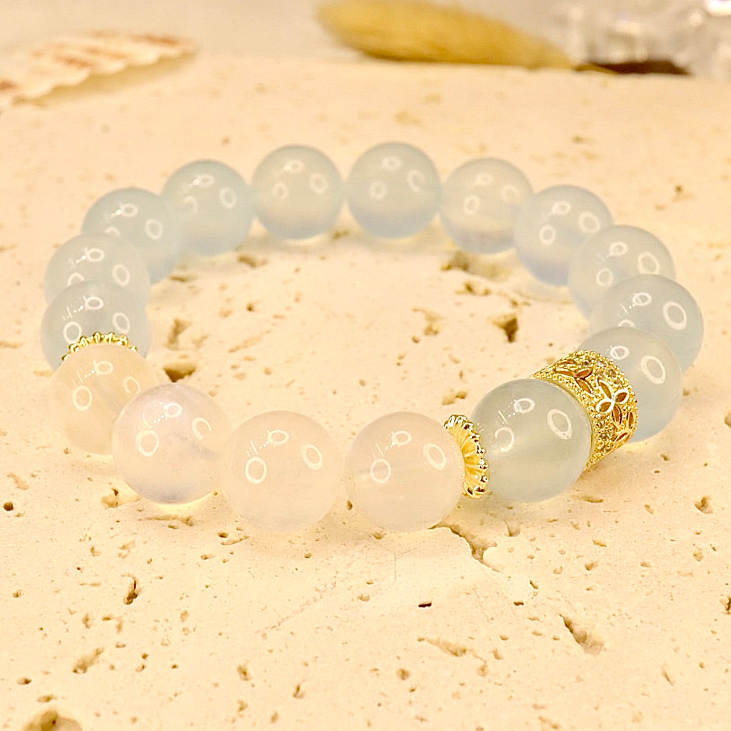 Aquamarine & Blue Moonstone - Ocean Serenity