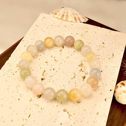Rabbit Hair Quartz Bracelet - Rainbow Aura