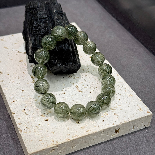 Green Rutilated Quartz Bracelet - Vital Growth