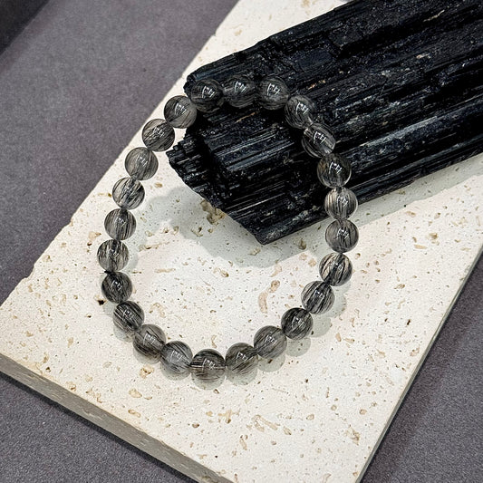 Black Rutilated Quartz Bracelet - The Same Direction