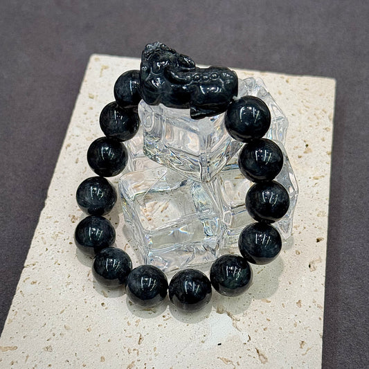 Black Jade Pixiu Bracelet - Pixiu for Prosperity
