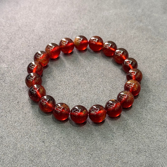 Sparkling Red Garnet Bracelet - Scarlet Stardust