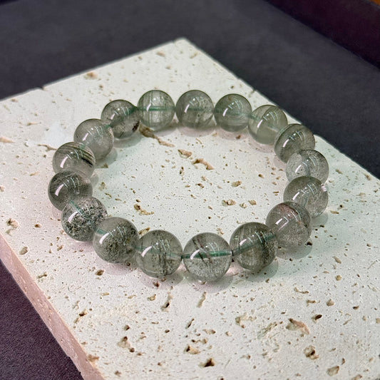 Green Phantom Quartz Bracelet - Emerald All-Star Celestial Field