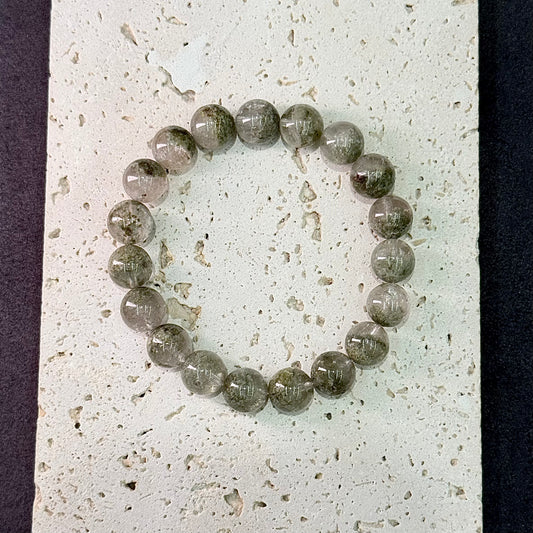 Green Phantom Quartz Bracelet - Matcha Treasure Bowl
