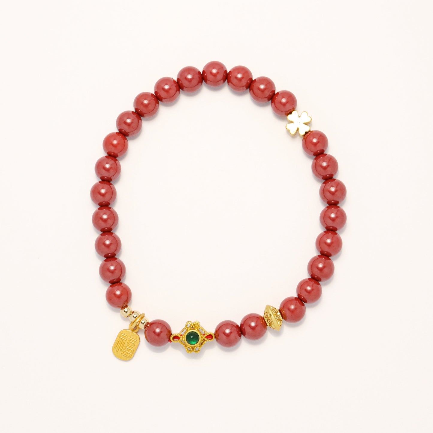 Healing Spirits - High Grade Imperial Cinnabar Bracelet