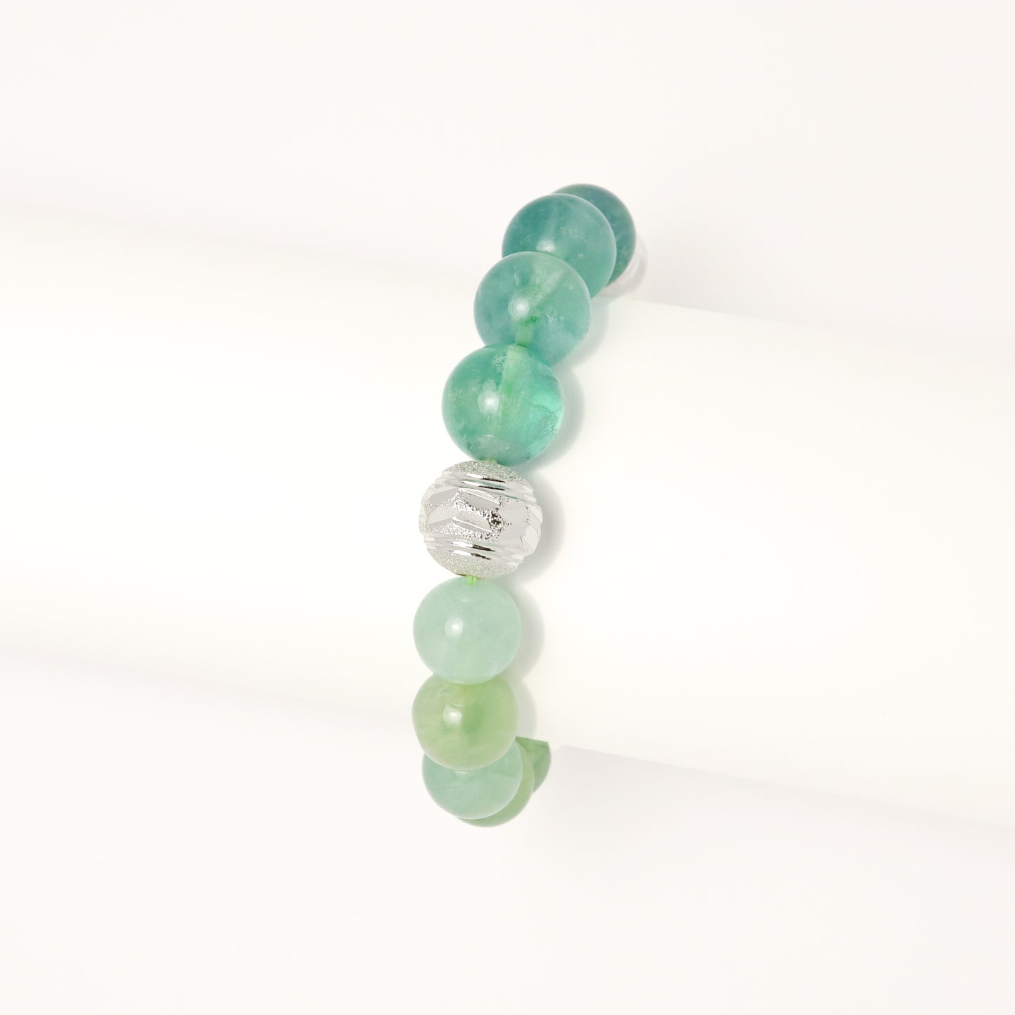 Summer Hope - Prehnite & Fluorite Bracelet