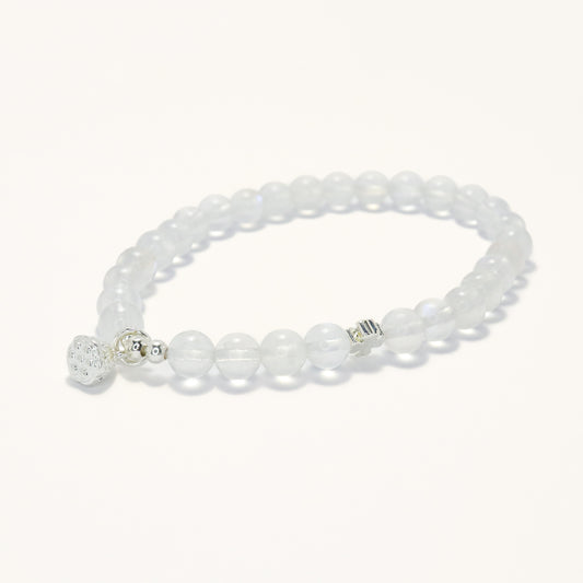 Angle On Moon - Moonstone Bracelet