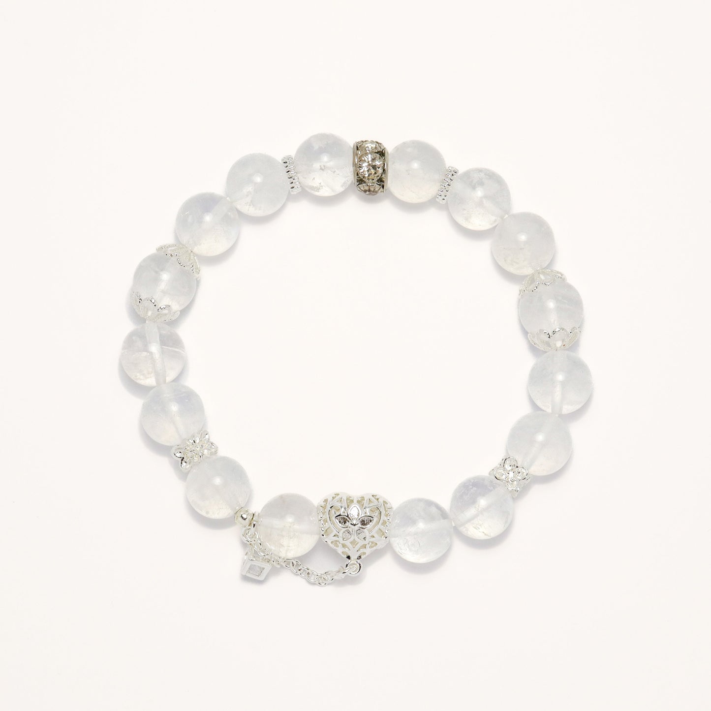 Angle Halo - Moonstone Bracelet
