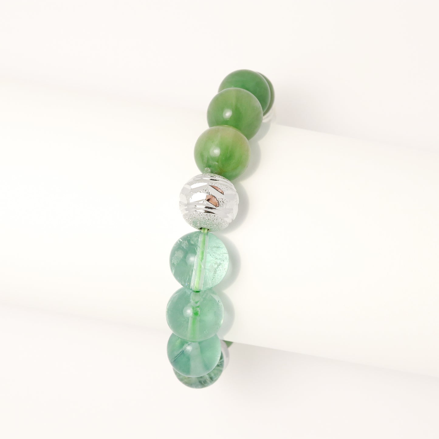 Green Light Phantom - Green Fluorite Bracelet