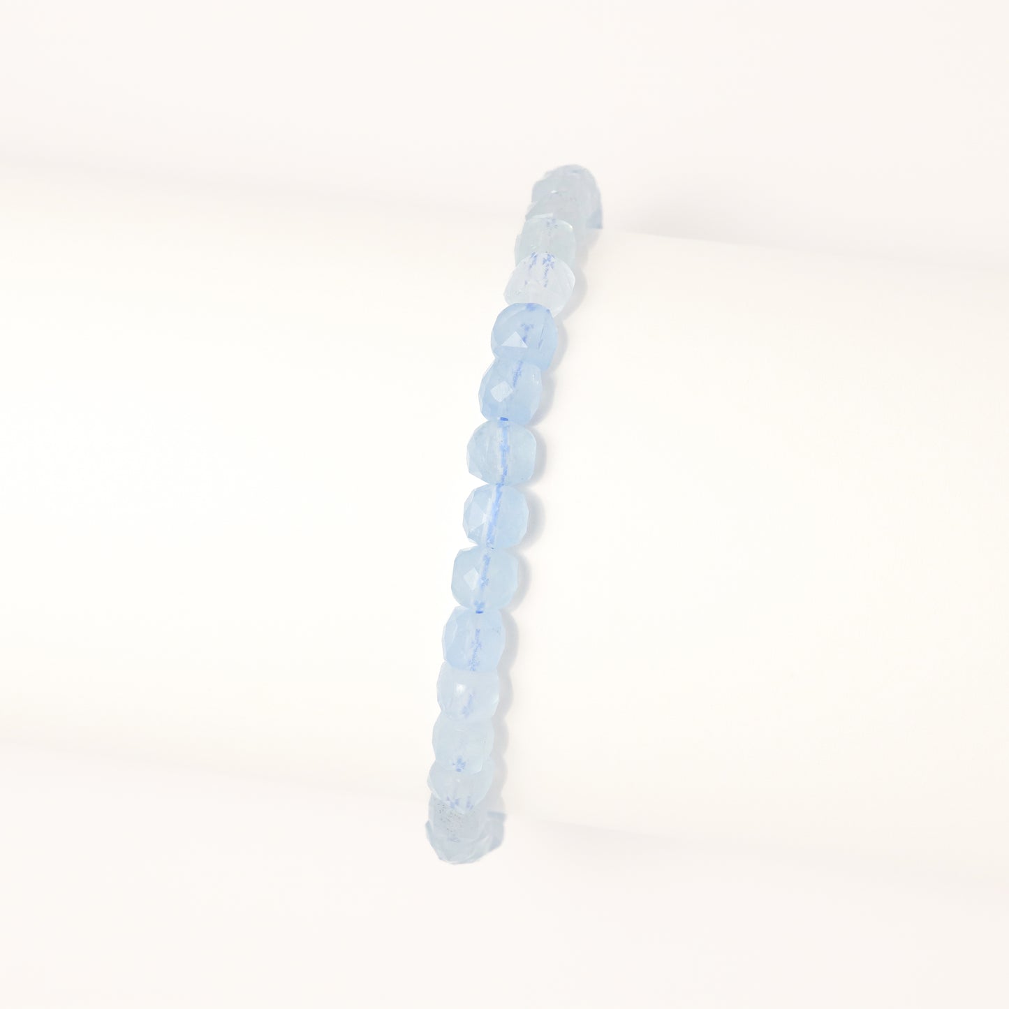 Ocean Fairy - Aquamarine Diamond Cut Bracelet