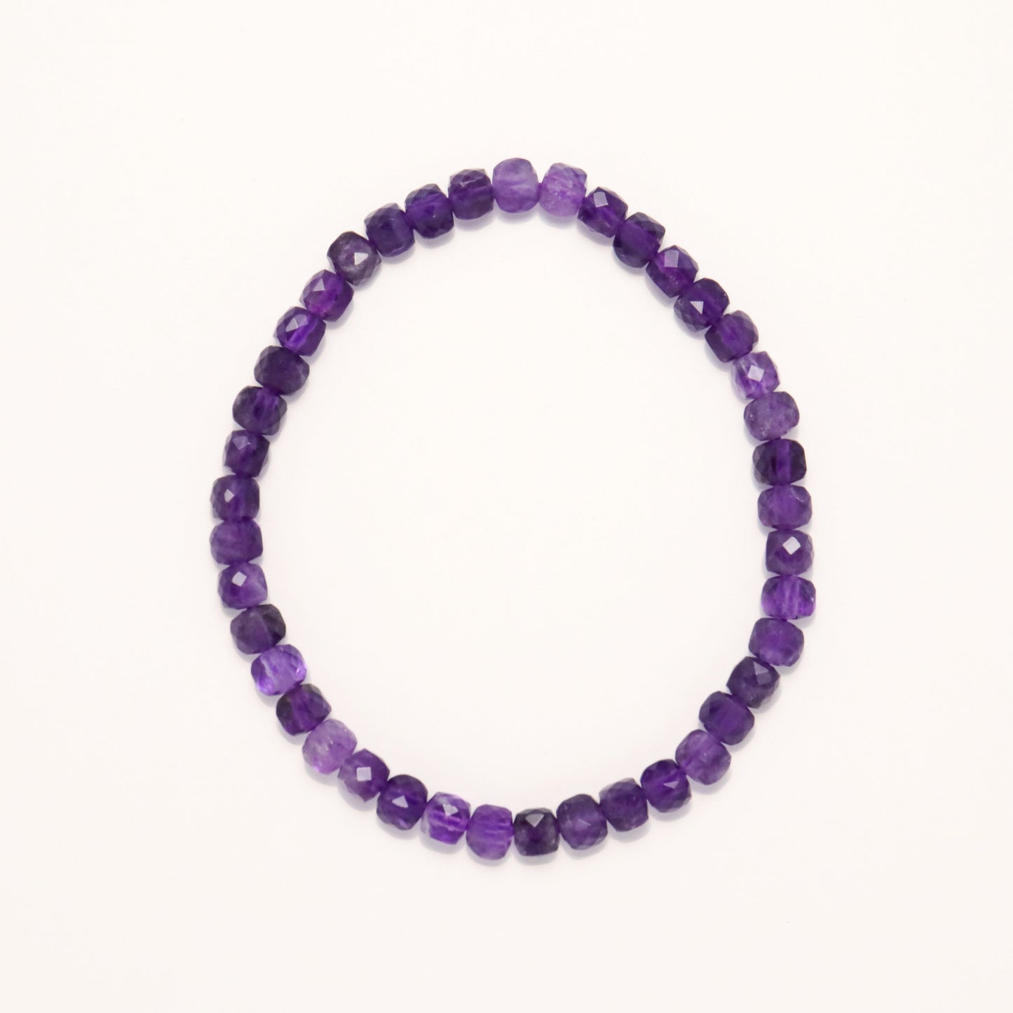Faith Fairy - Amethyst Diamond Cut Bracelet