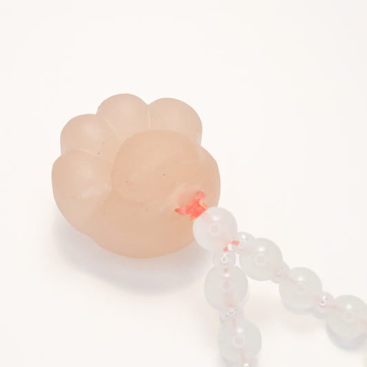 Fortune Cat Paw - Pink She Tai Cui Jade Hand Pieces / Sculpture Ornament