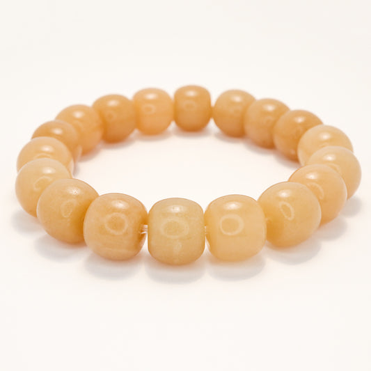 Autumn Tale - She Tai Cui Polished Jade Stone Bracelet