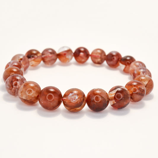 Vitality I - Red Glue Flower Crystal Bracelet