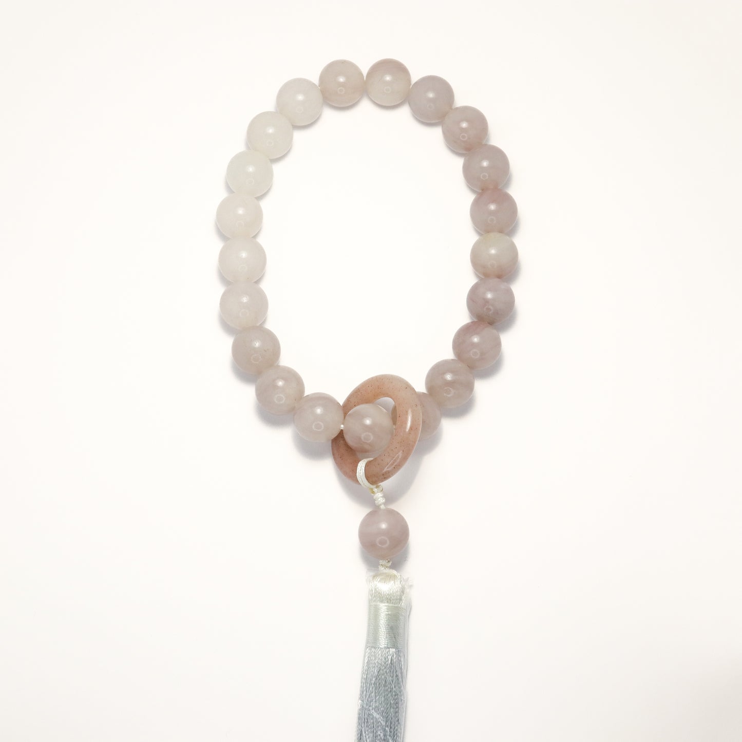 Milky Taro - Gradient Purple She Tai Cui Worry Beads Bracelet