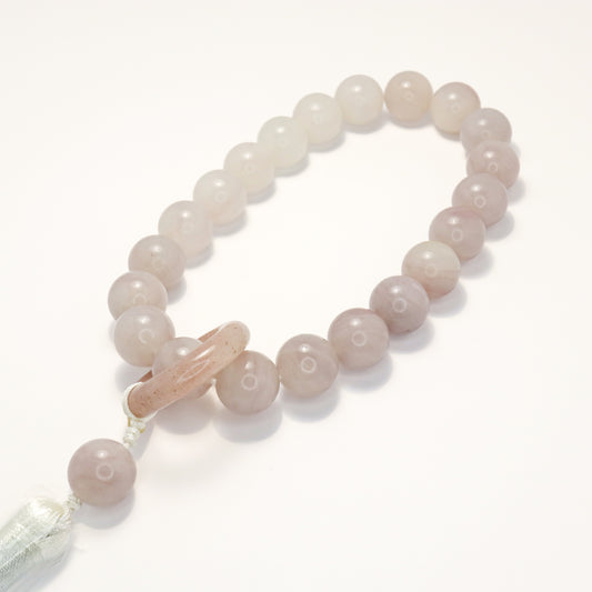 Milky Taro - Gradient Purple She Tai Cui Worry Beads Bracelet