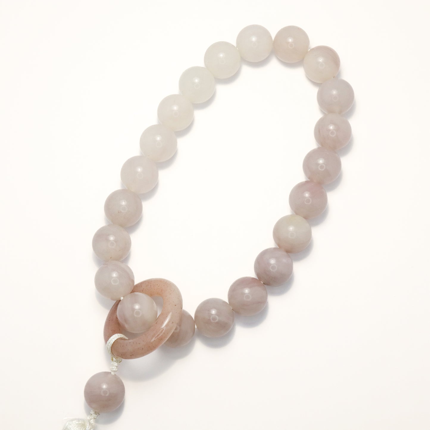 Milky Taro - Gradient Purple She Tai Cui Worry Beads Bracelet