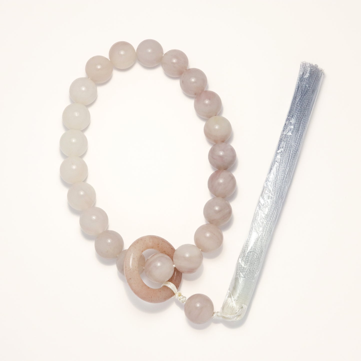 Milky Taro - Gradient Purple She Tai Cui Worry Beads Bracelet