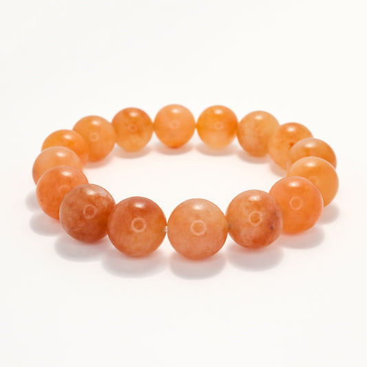 Cherry Season - She Tai Cui Polished Jade Stone Bracelet