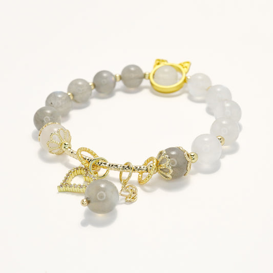 Live like Night Owl - Moonstones Bracelet