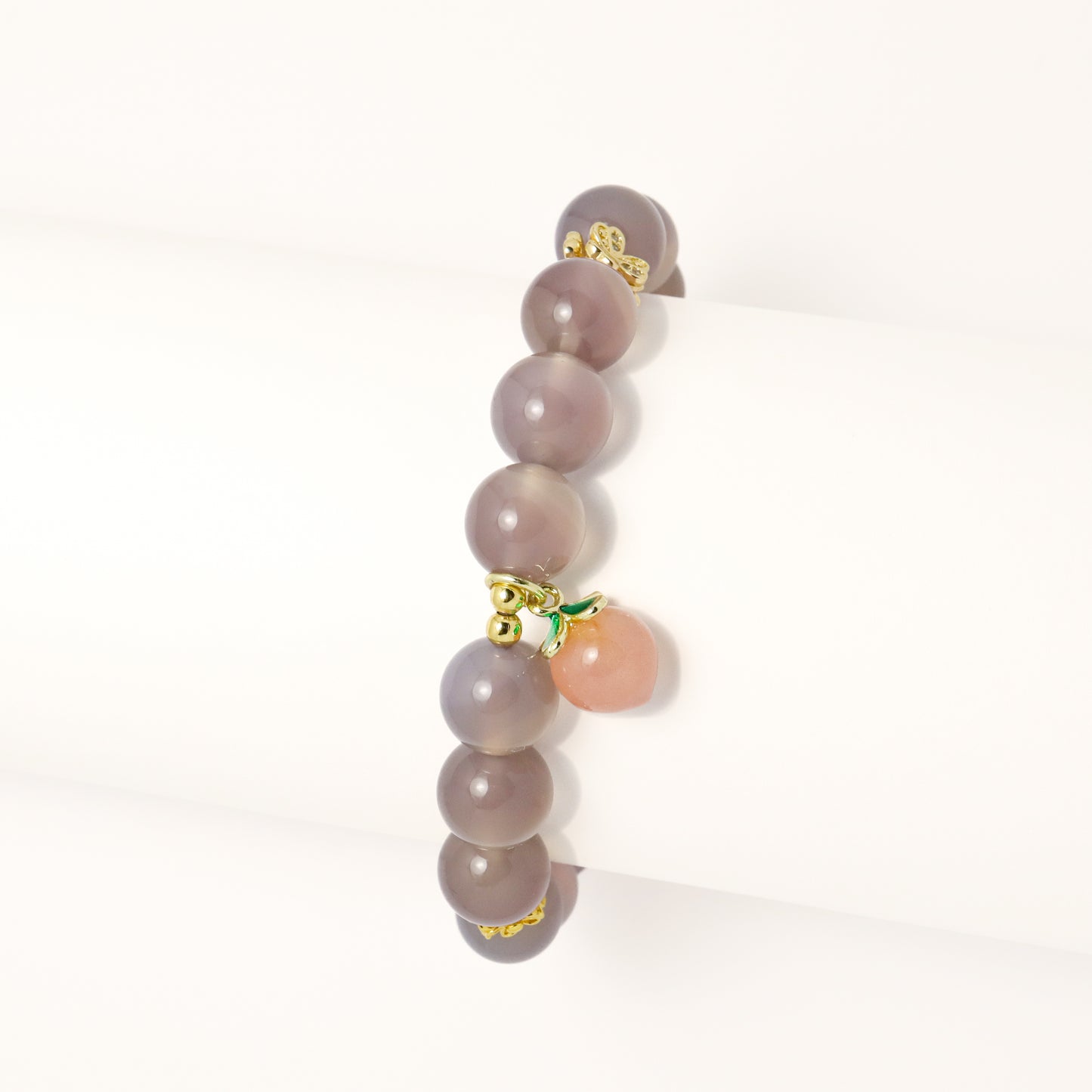 Immortality Peach - Purple Agate Bracelet