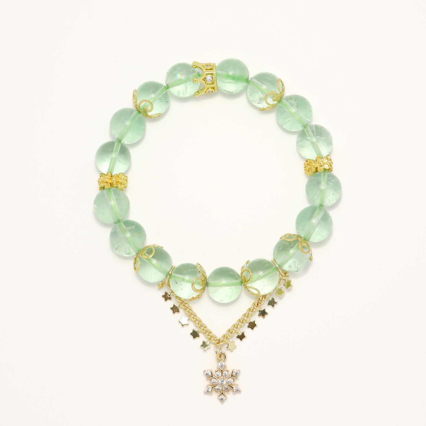 Elf's Crown - Green Fluorite Bracelet