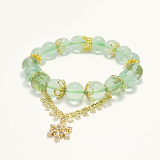 Elf's Crown - Green Fluorite Bracelet