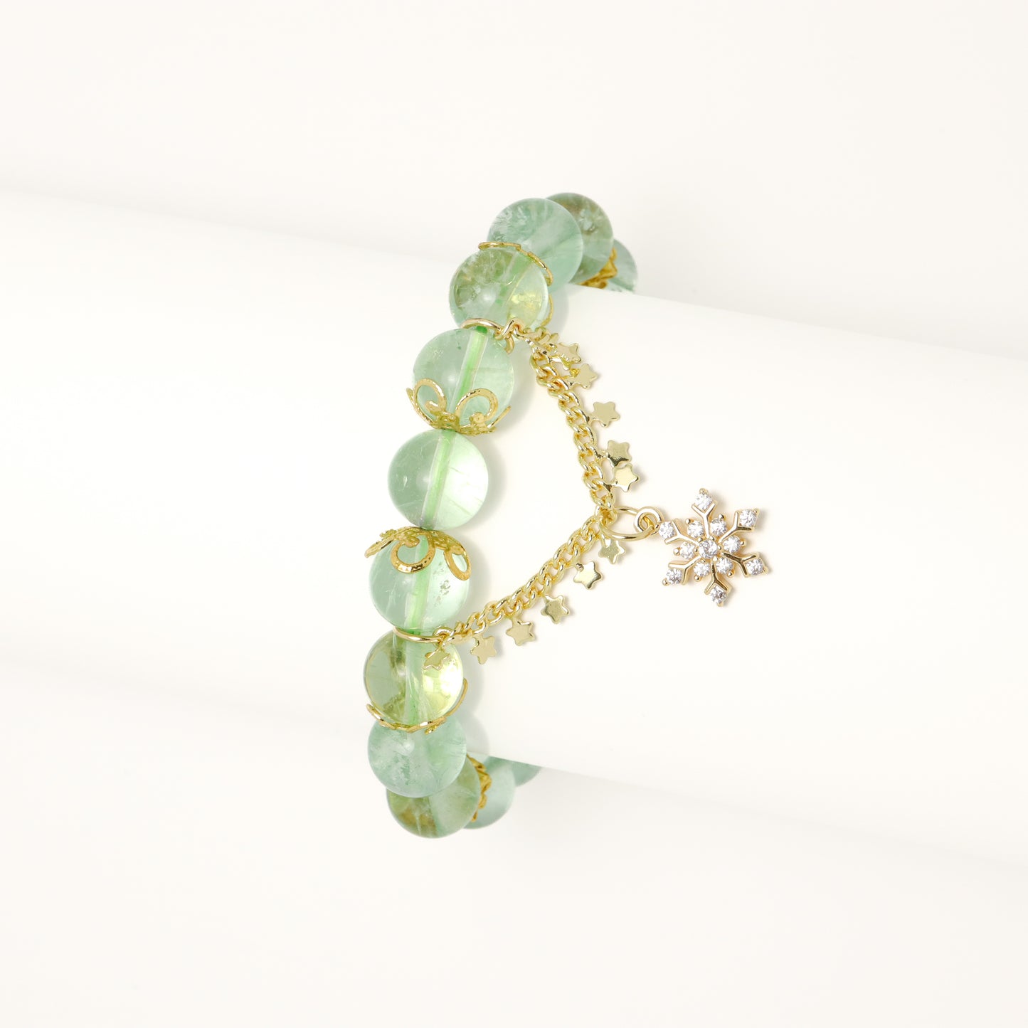 Elf's Crown - Green Fluorite Bracelet