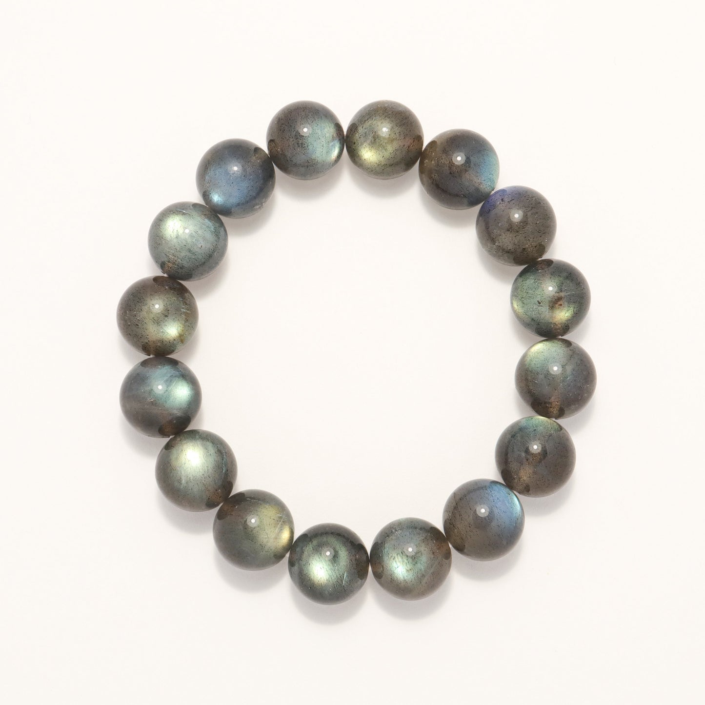 Twilight II - High Grade Grey Moonstone Bracelet (Avg 13.5mm)