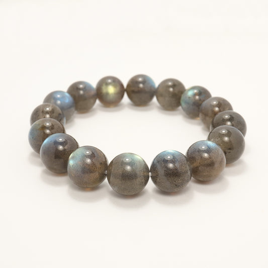 Twilight II - High Grade Grey Moonstone Bracelet (Avg 13.5mm)