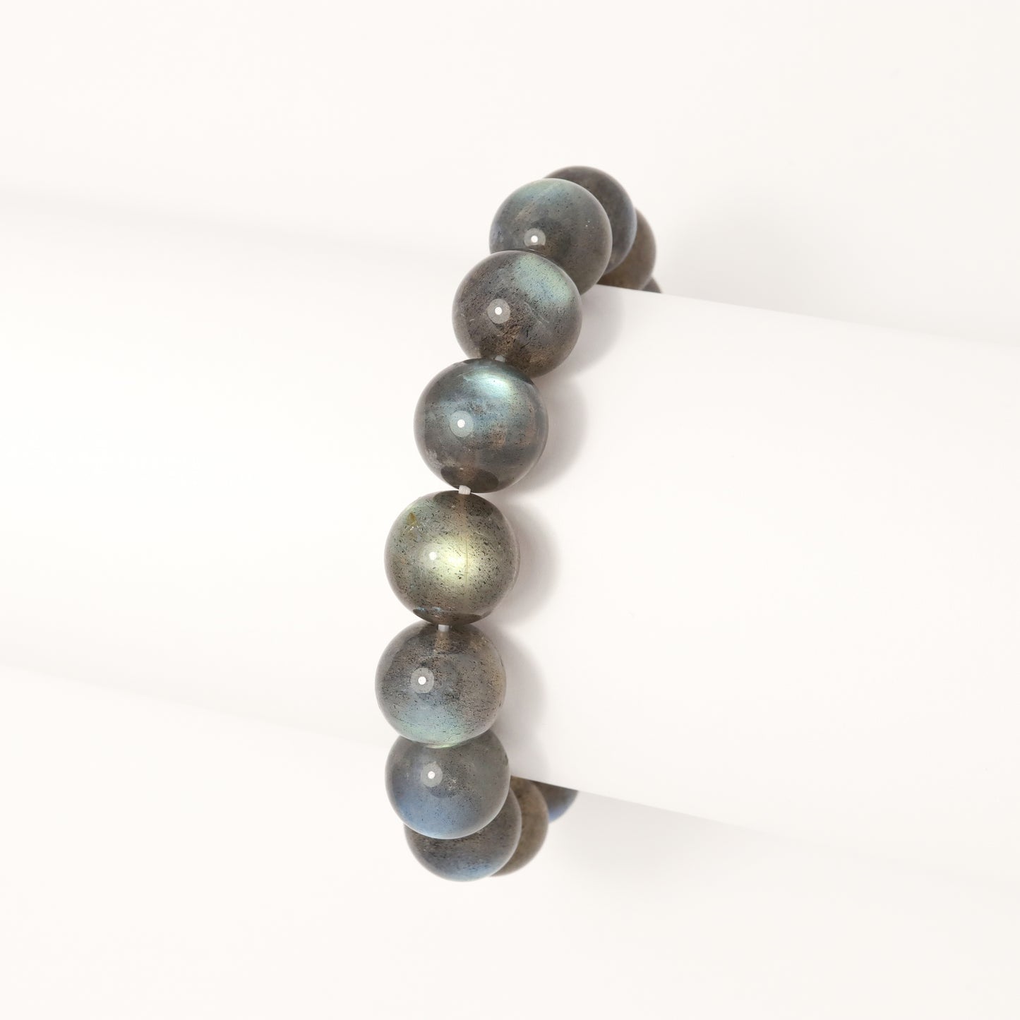 Twilight II - High Grade Grey Moonstone Bracelet (Avg 13.5mm)