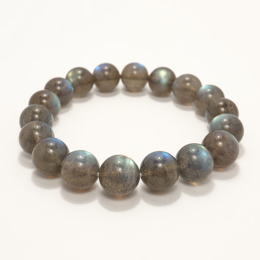 Twilight III - High Grade Grey Moonstone Bracelet (Avg 11.5mm)