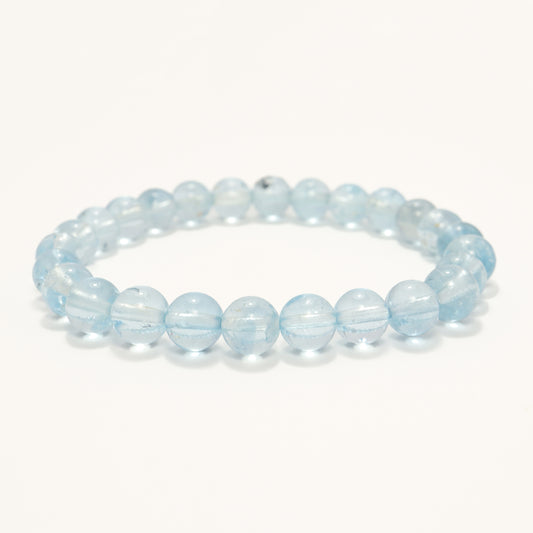 Blue Fire II - High Grade Blue Topaz Bracelet (Avg 7.6mm)