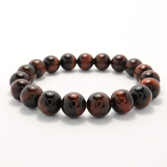 Red Castle - Red Tiger Eye Stone Bracelet (10-10.5mm)