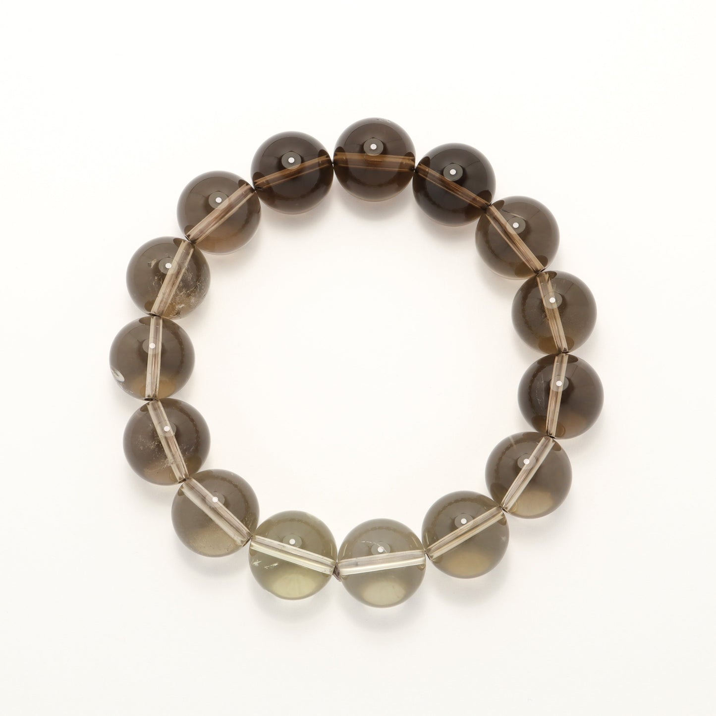 Balance - Gradient Tea-Colored Citrine (Smoky Quartz) Bracelet (14.5-15mm)