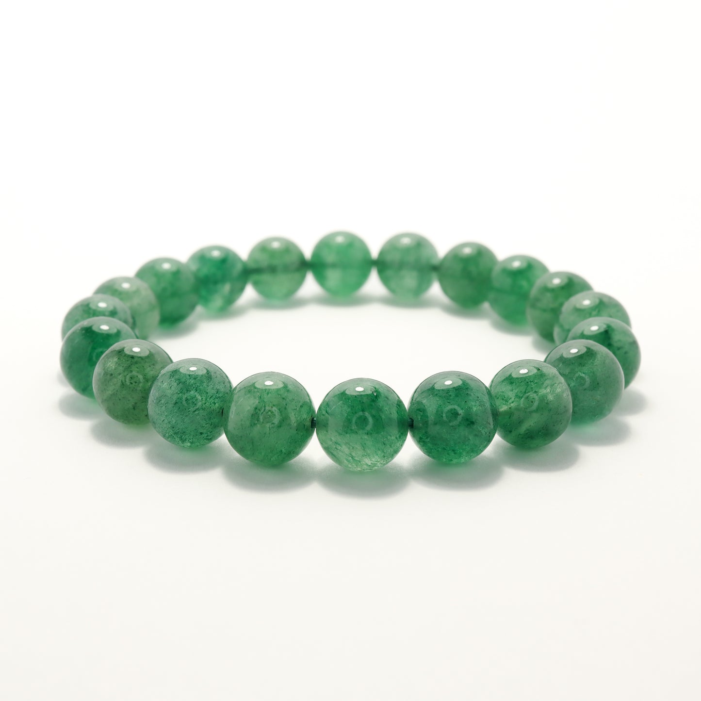 Dream Forest - Green Strawberry Quartz Bracelet