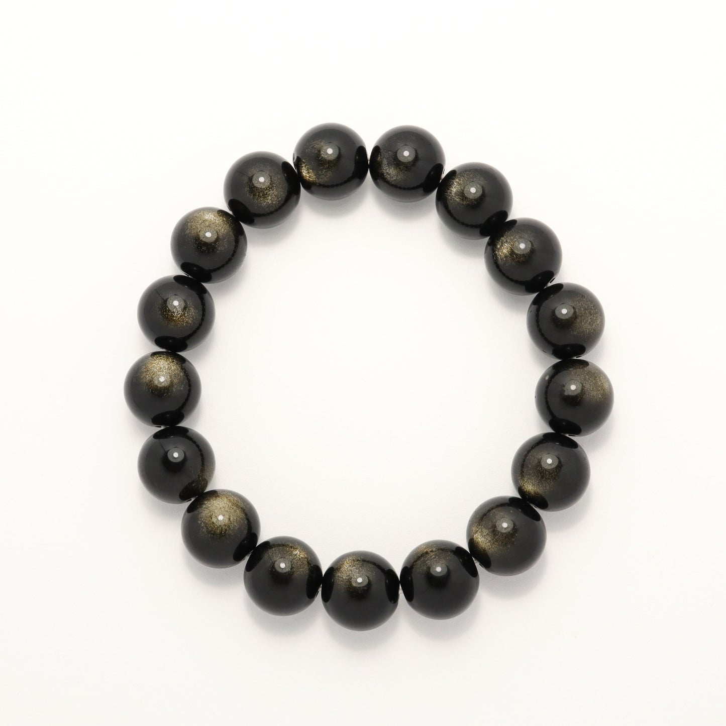 Golden Bullet - High Grade Golden-Shine Obsidian Bracelet
