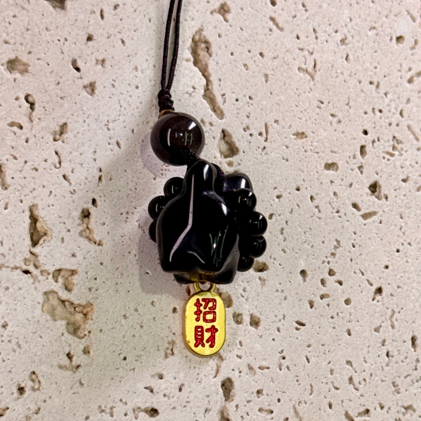 Silver Sheen Obsidian Cat Carving 银曜石小猫 - Moonlit Companion 银月猫灵 🐱🌙