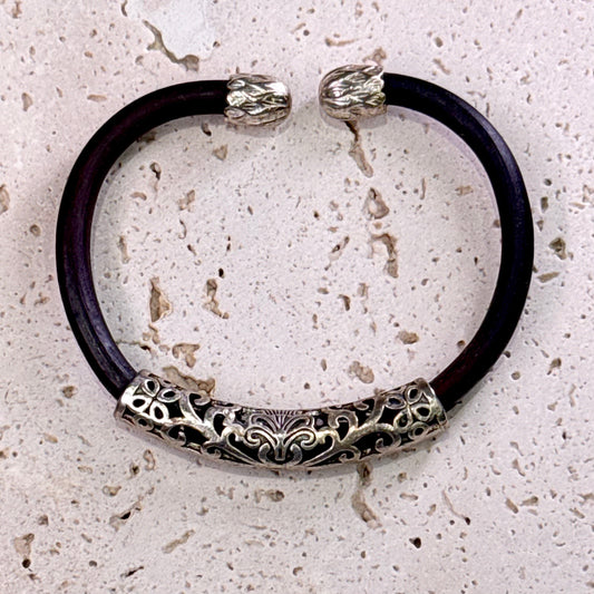 Spatholobus Stem Wood Bangle 鸡血藤手镯 - Natural Elegance 雅韵 🌿🤎