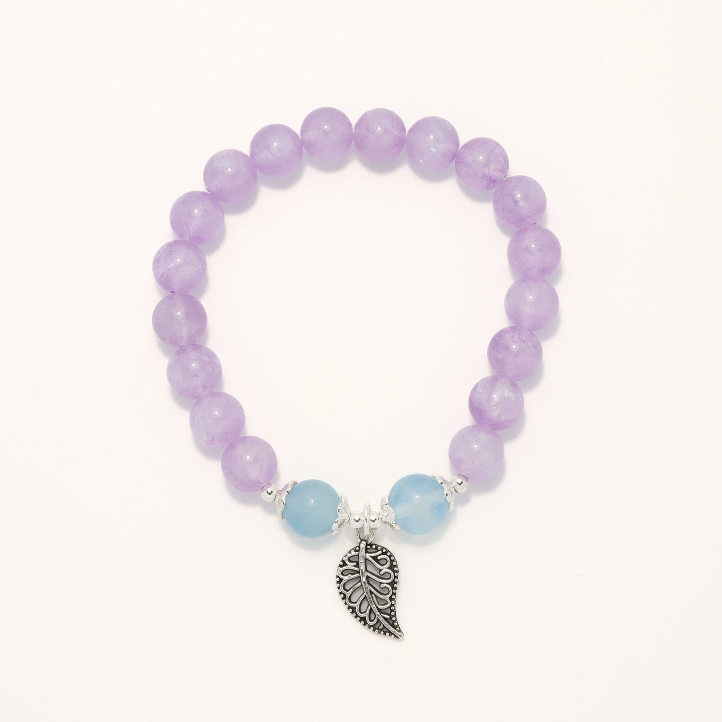 Wonderful Dissonance - Amethyst & Aquamarine Bracelet
