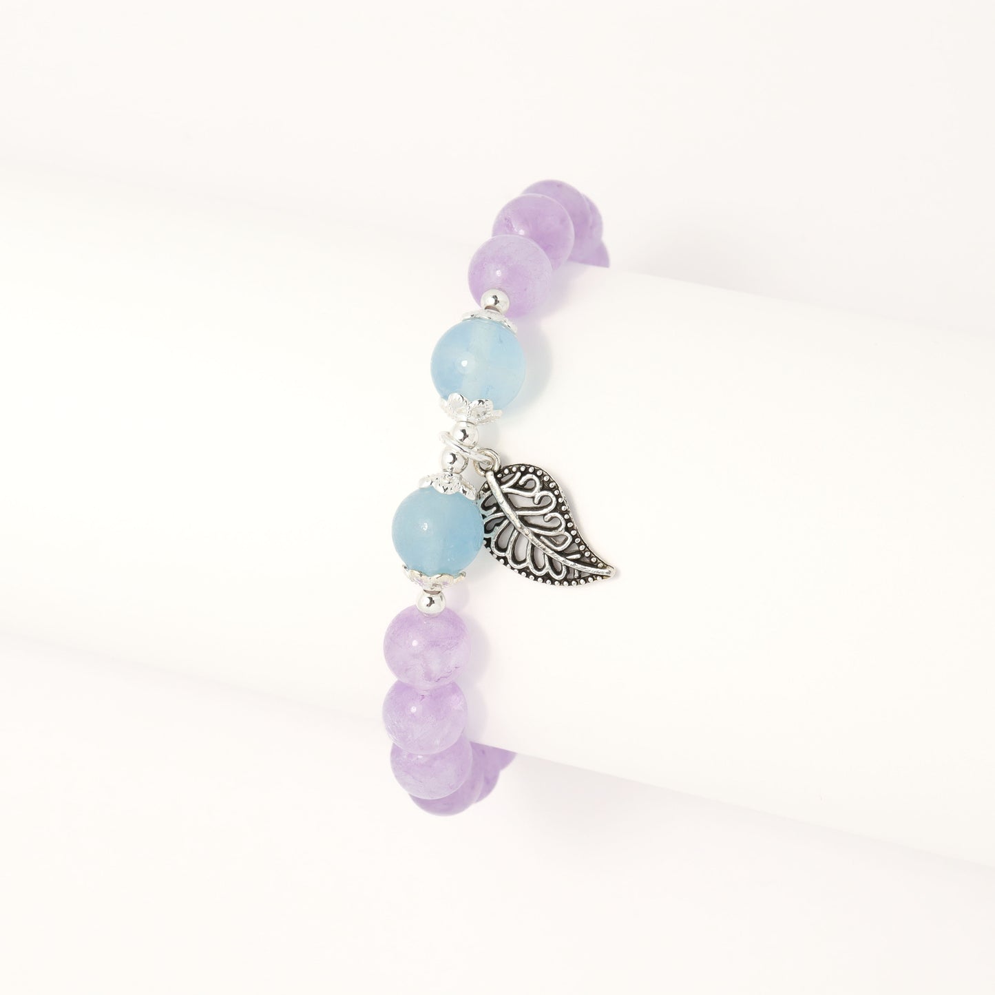Wonderful Dissonance - Amethyst & Aquamarine Bracelet