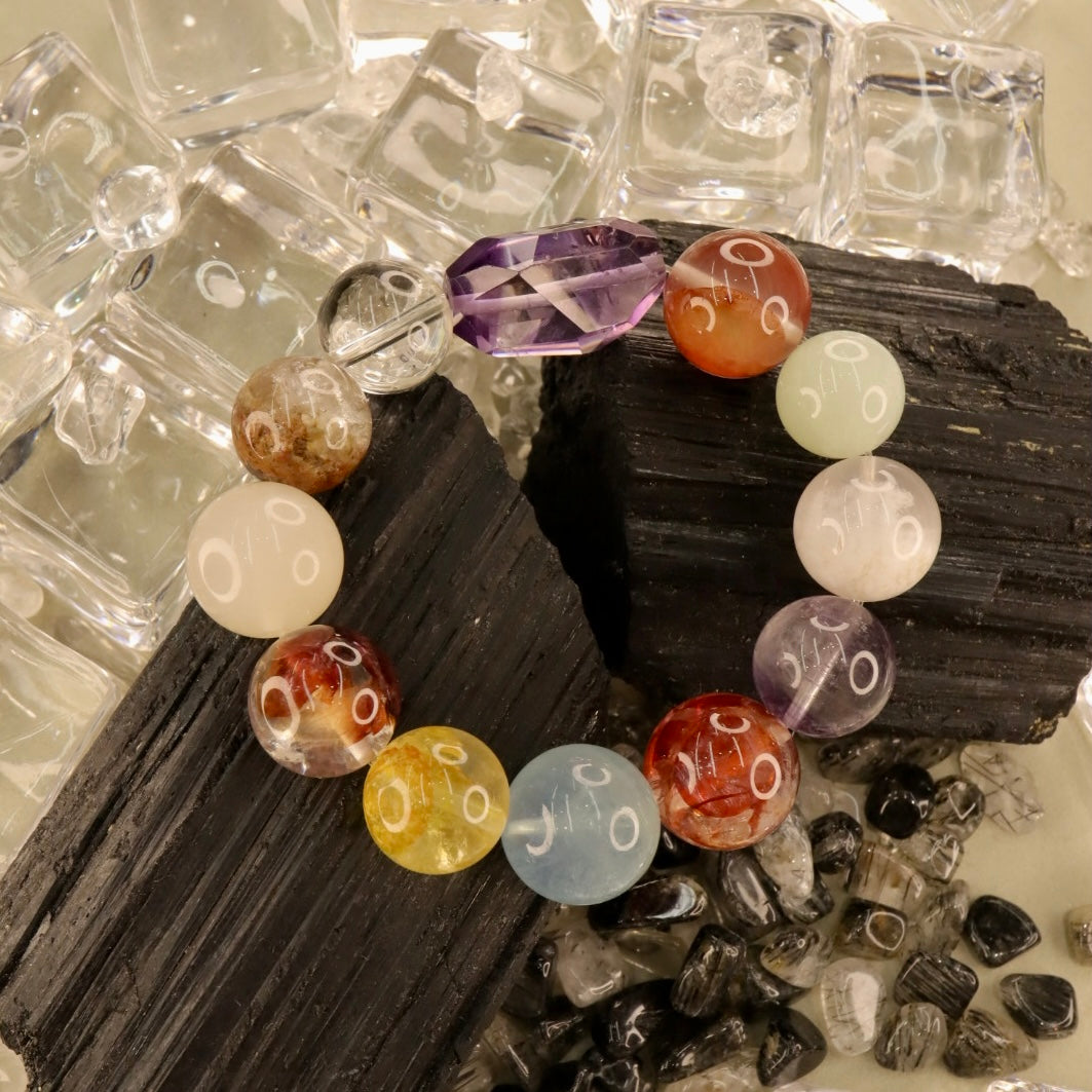 Multiple Gemstone Bracelet - Celestial Bloom